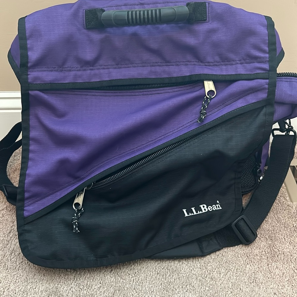 L.L. Bean messenger style convertible bag